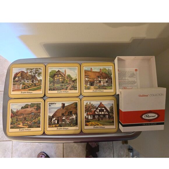 Vintage Pimpernel Placemats and Coasters Set of 6 each Mint Condition - Picture 2 of 10